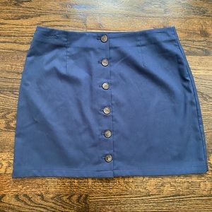 Forever 21 Mini Skirt in Navy